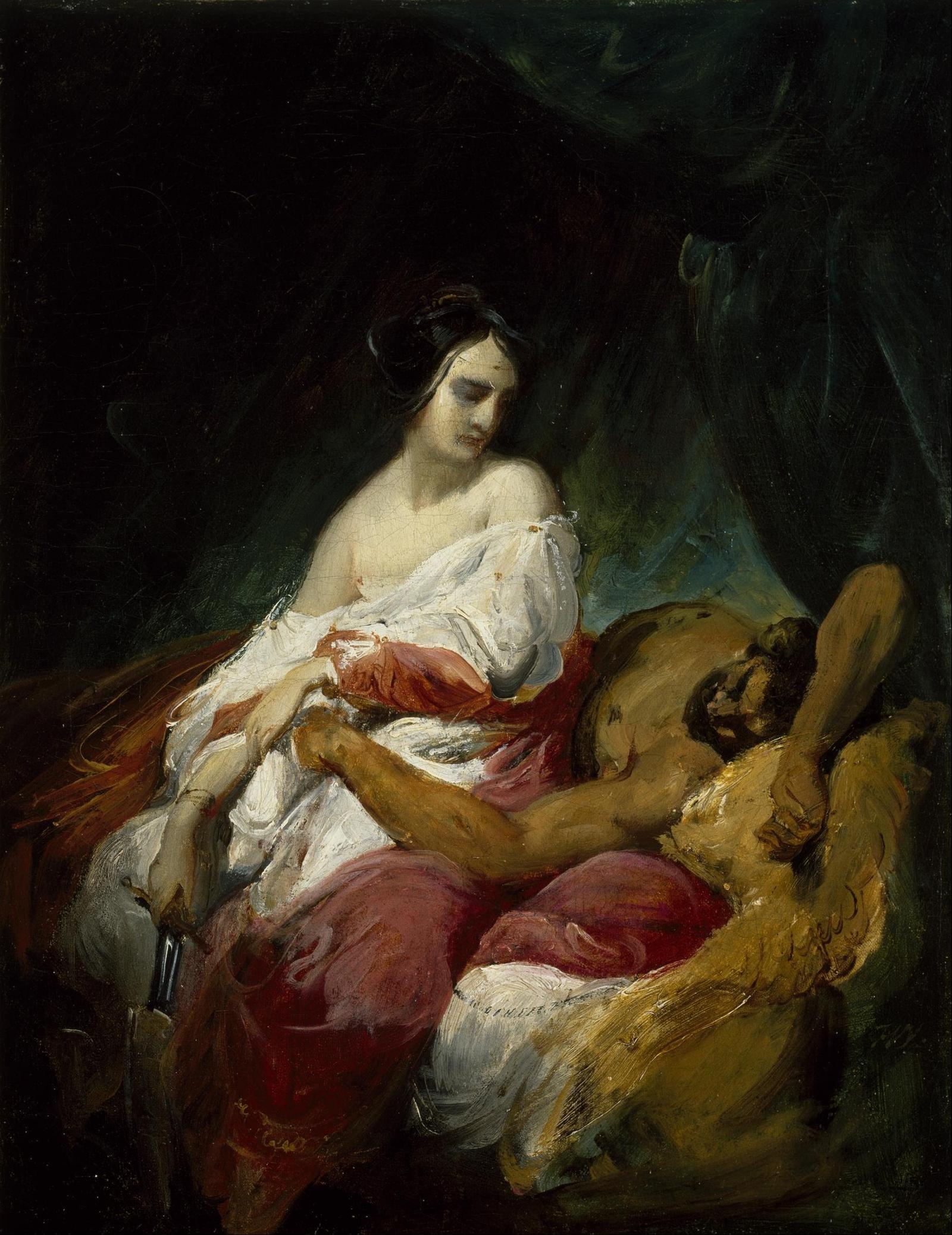 Horace Vernet, Judith et Holopherne, huile sur toile, 1830, musée des beaux-arts de Houston