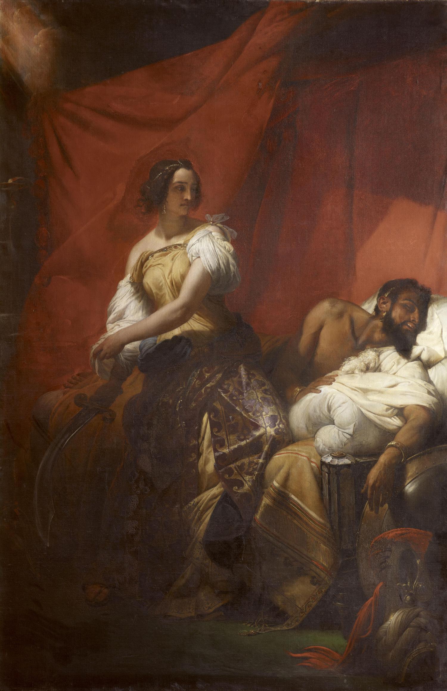 Horace Vernet, Judith et Holopherne, huile sur toile, 1829